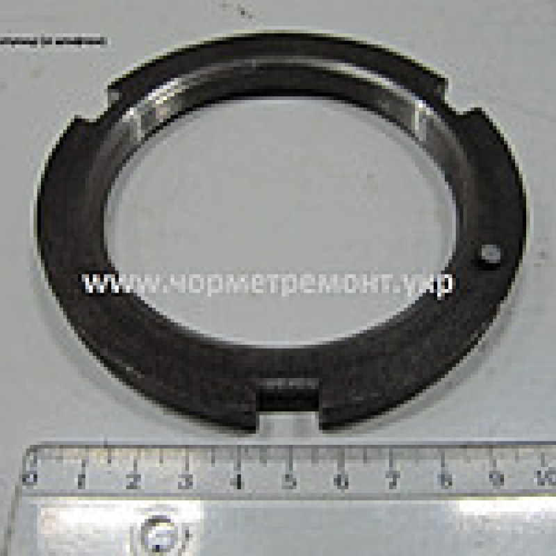 Гайка маточини М80*2 зубчая(осі балан.) а/м МАЗ