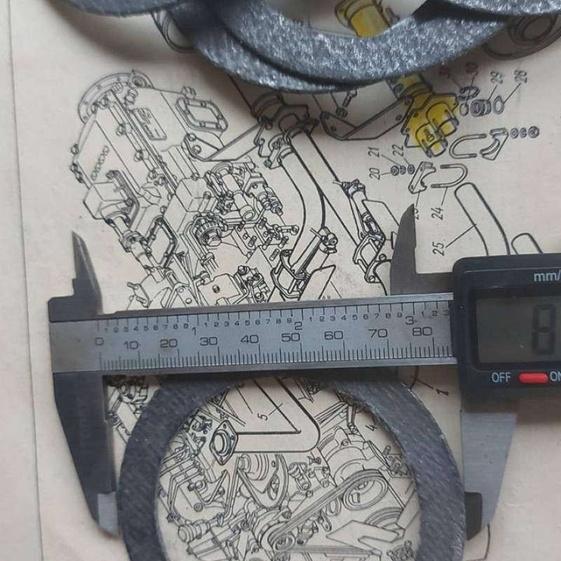 5320-1203020, прокладка труби глушника а/м Маз Камаз