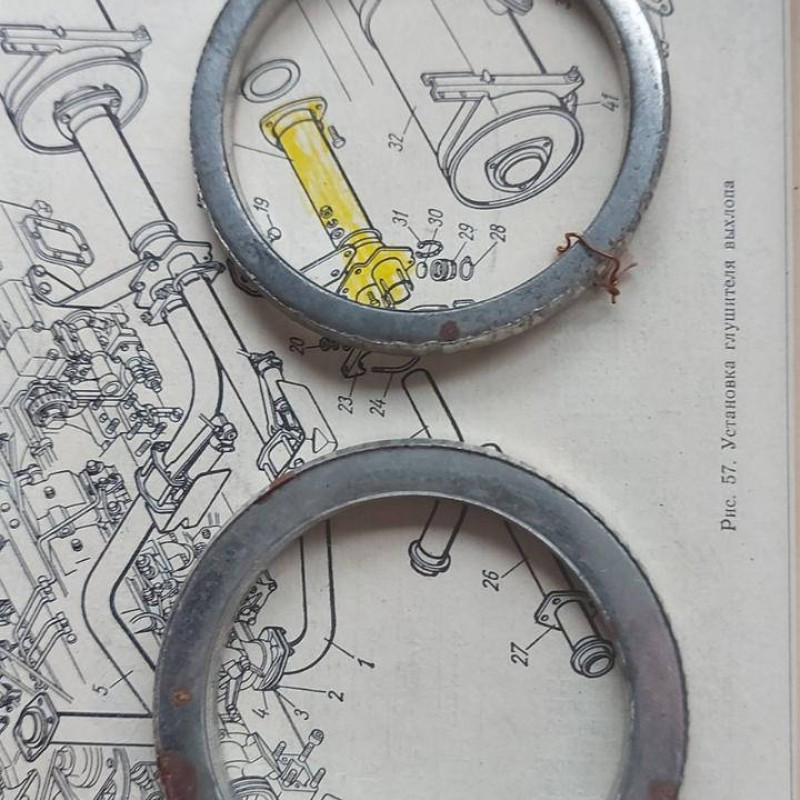 5320-1203017 кільце труби глушника а/м Маз Камаз