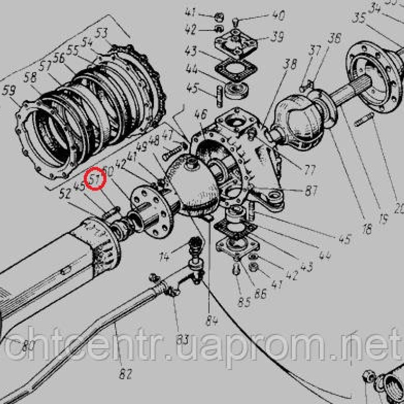 130-307640, сальник 307640 а/м ЗІЛ